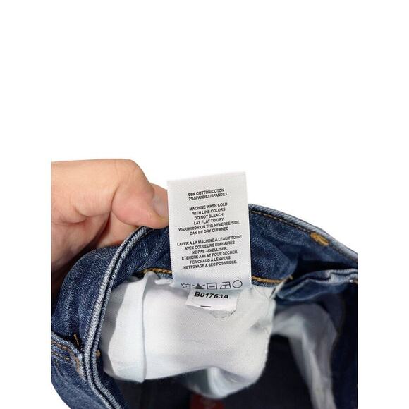 Vigoss Marley Mid Rise Midi Length Denim Shorts Womens 26 New - Picture 5 of 8